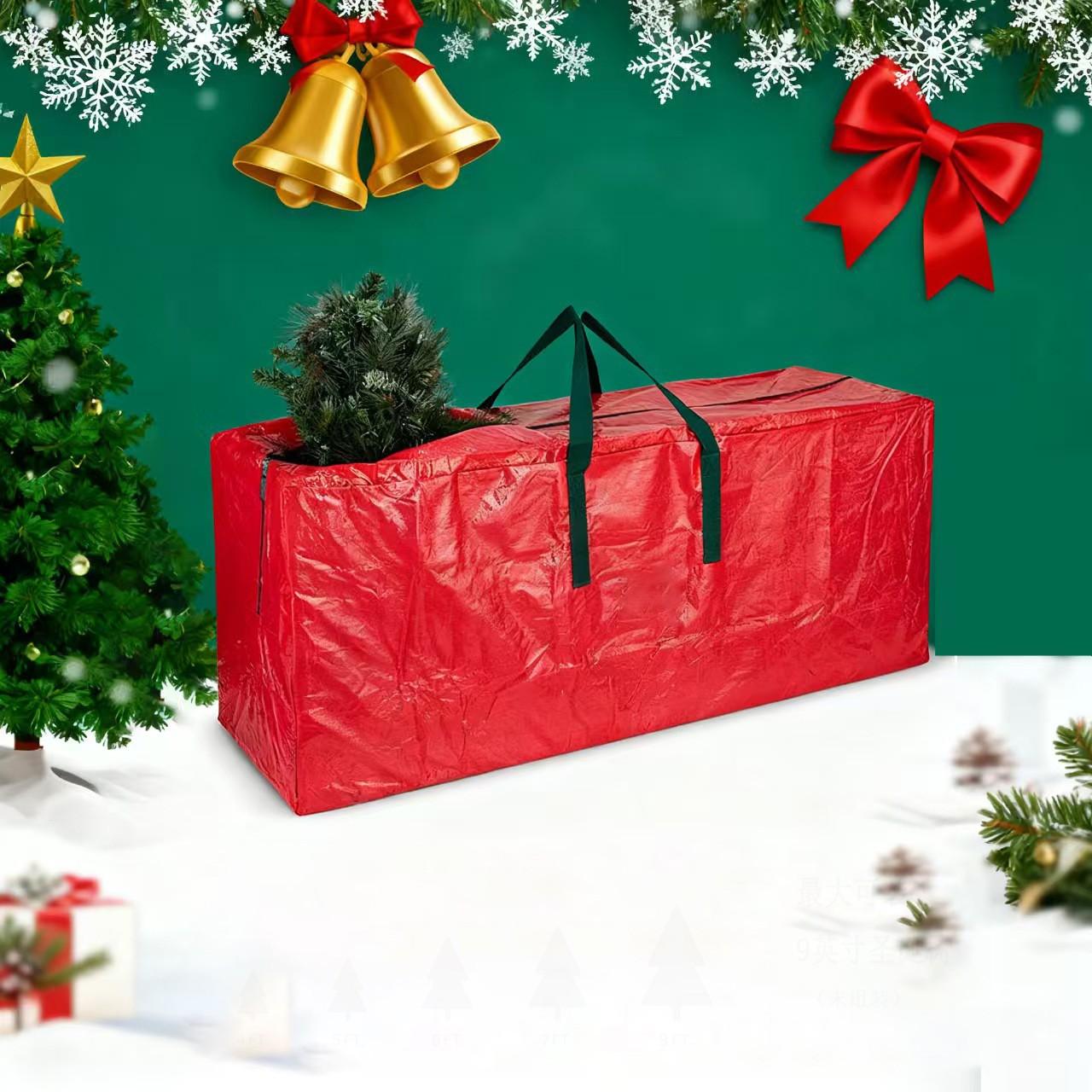 Large Tree-Shaped Storage Bag, Foldable Rolling Design with Handle and Zipper, Durable Gardening Supplies Organizer Box, Space Saving Bags