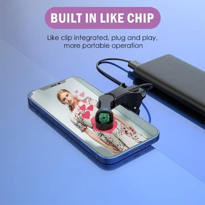 Smartphone Auto Clicker, iPhone Speed Clicker, iPad APP Fast Click Simulation, Continuous Tap (douyin), Live Like, Instant Deals, Plug-And-Play, Cellphone Accessories ()