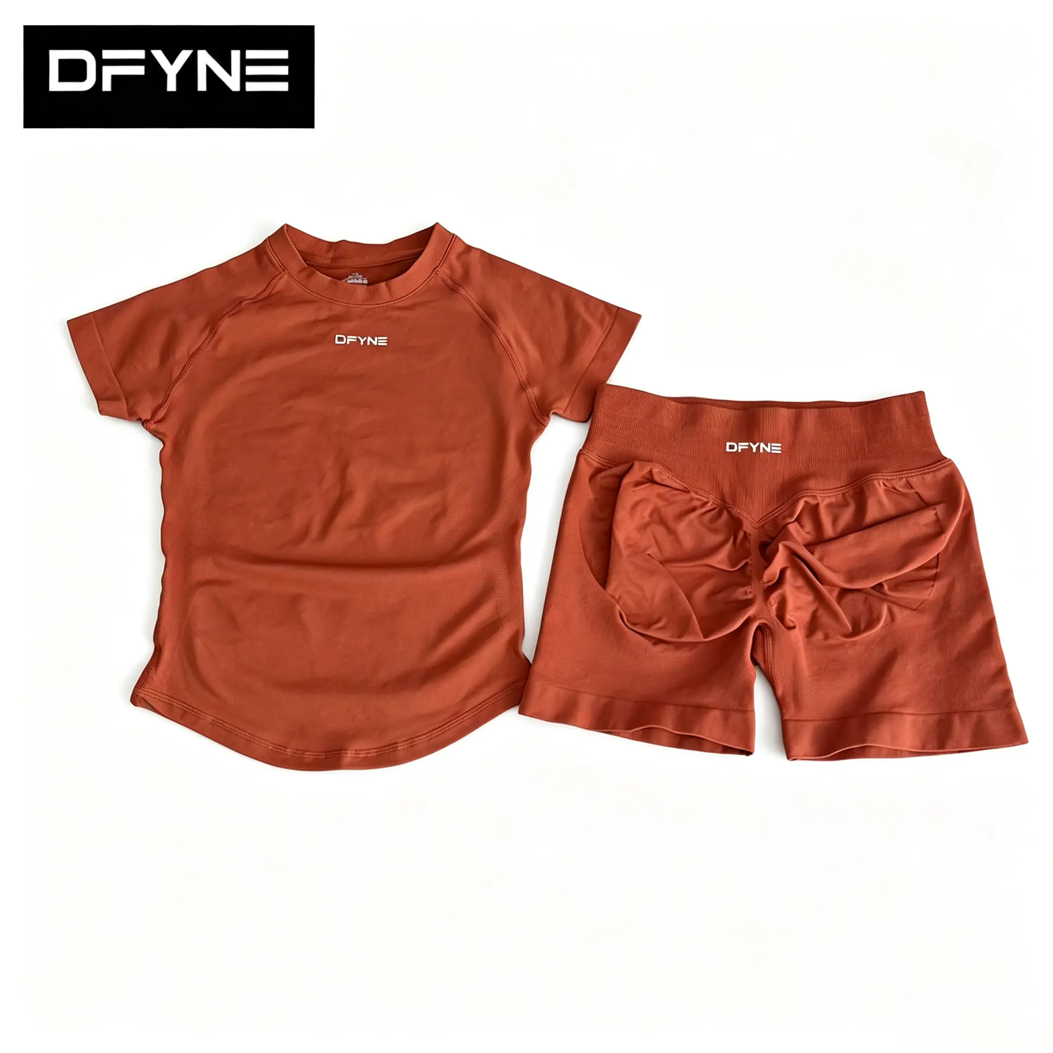Purple copper [short sleeve + shorts]