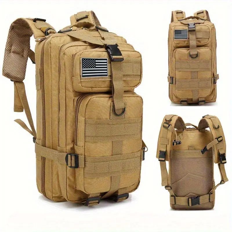 JSERYISGN Compact 6.6gal Lightweight Tactical Rucksack - Durable Backpack for Cycling, Travel & Daily Use | Ideal Gift for Men, tactical backpack bag for men, Computer bag