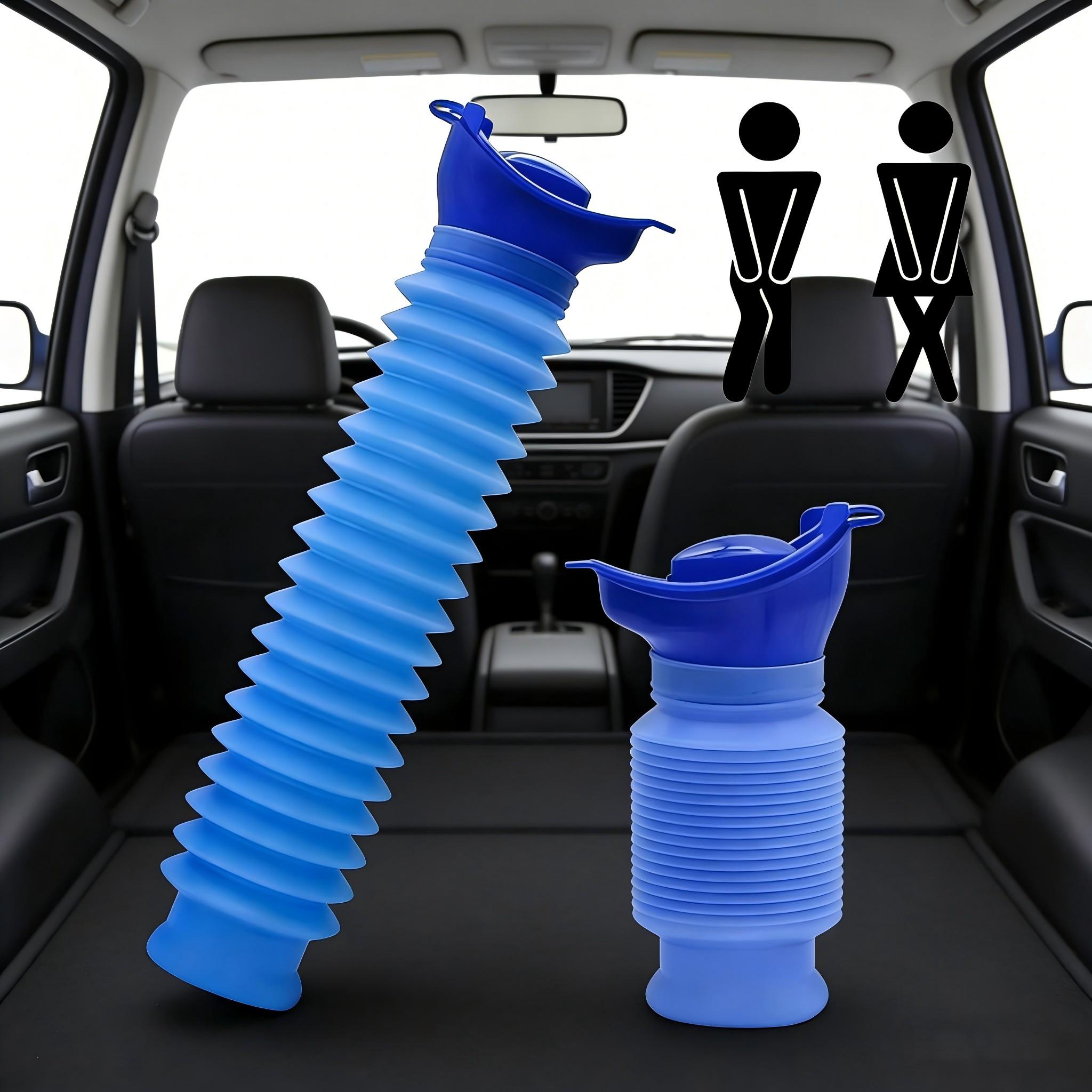 Portable Urinal Set for Cars, Outdoor Standing Urine Bucket, Emergency Travel Reusable Camping Toilet, Leak-Proof Design