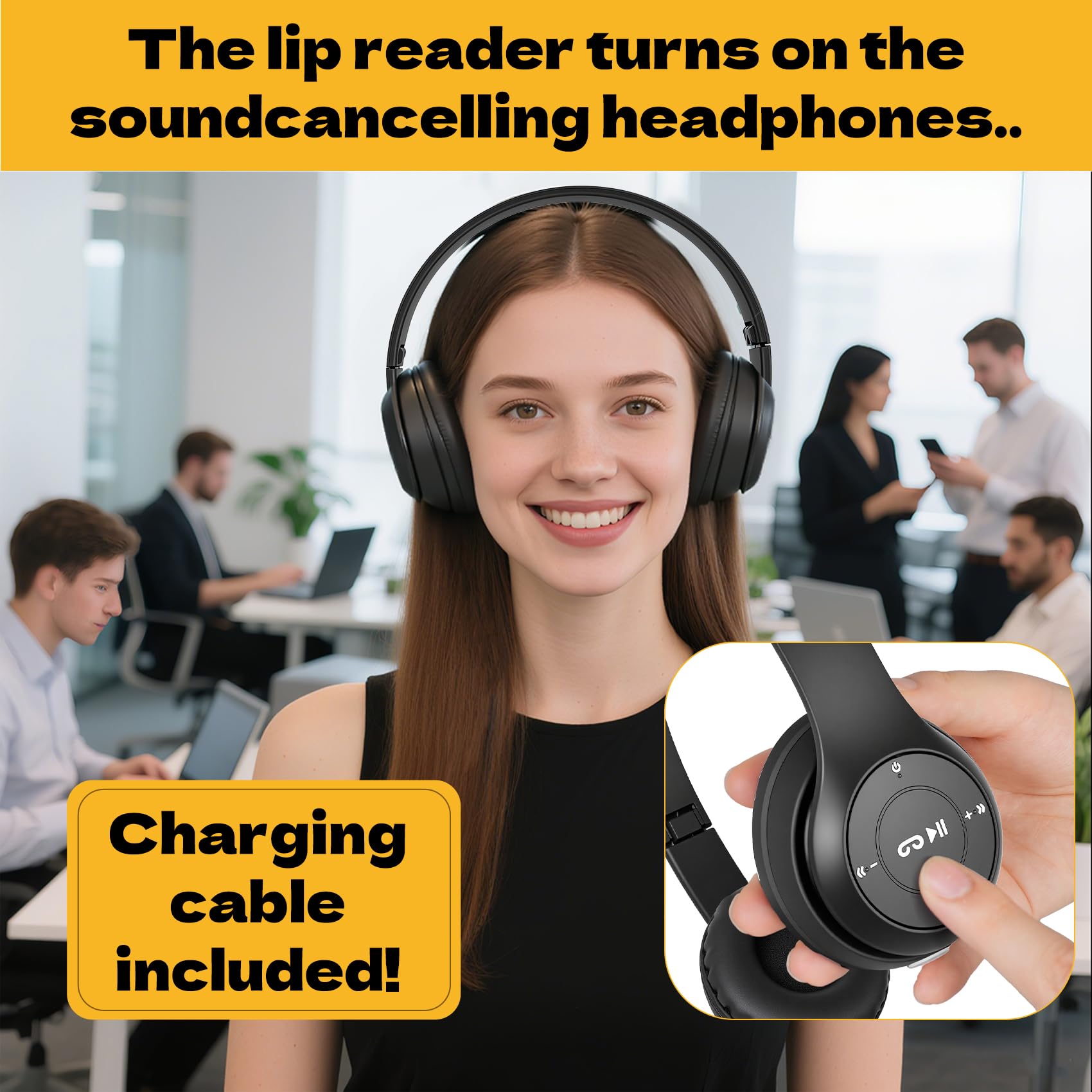 New Lip Reading Party Game - You SAY I Guess: The Headphone Challenge Card Game for Adults, Popular on Platforms with 40,000 Funny Phrase Combos, Game Party Cards, Perfect for 18+ Years Old (2+ Players) Party Board Game