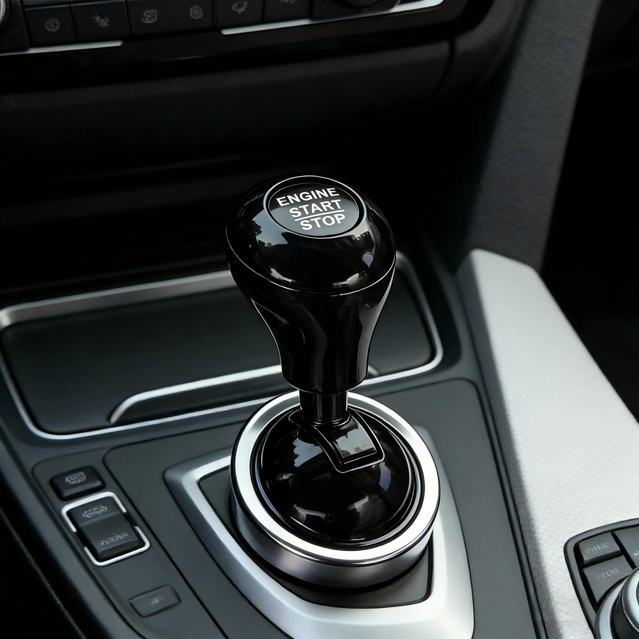 Universal One-Key Start Rod, Car Push Starter Easter Creative Button Cover Joystick, Cool Engine Ignition Car Interior Accessory