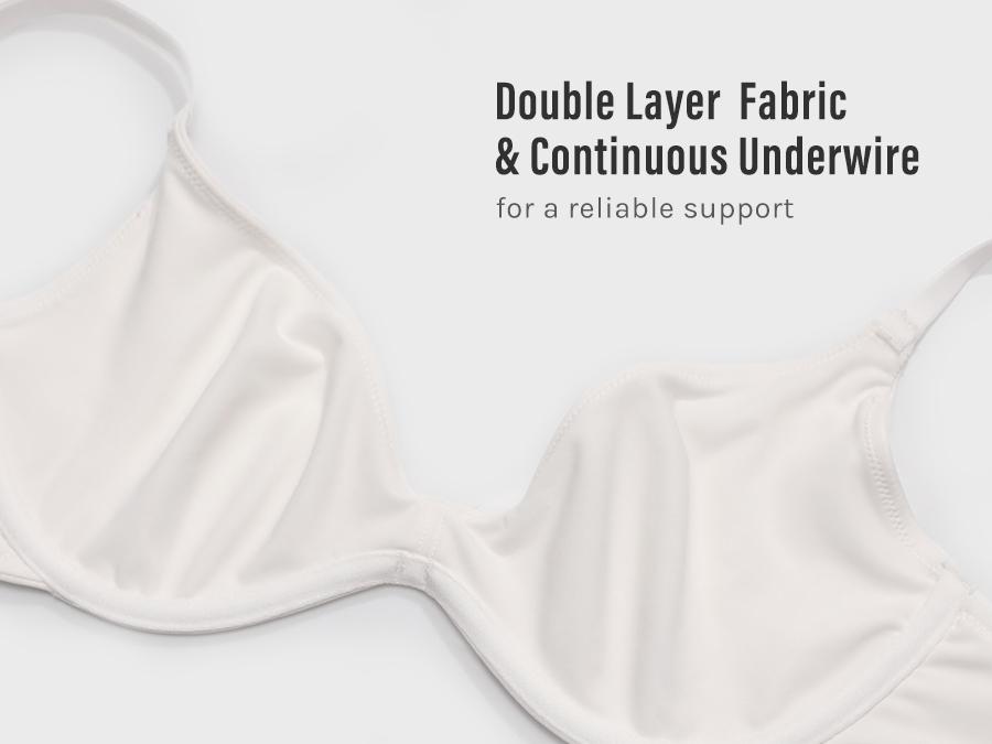 INLYRIC Women's Inbarely Plus Plunge Bra - Unlined Underwire Sexy Demi Balconette Bras SpringStatements