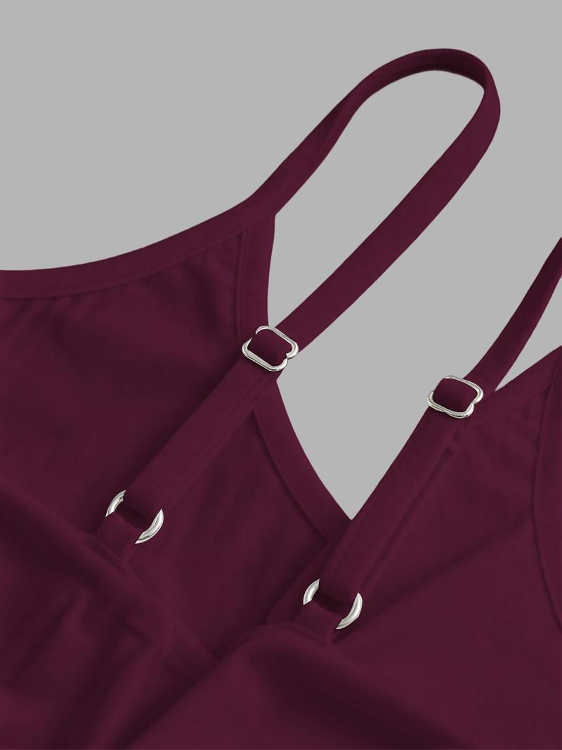 Women's Multi-Color Basic Slim Fit Cami Crop Top, Y2K Style Casual Wear, Perfect for Daily & Stylish Looks