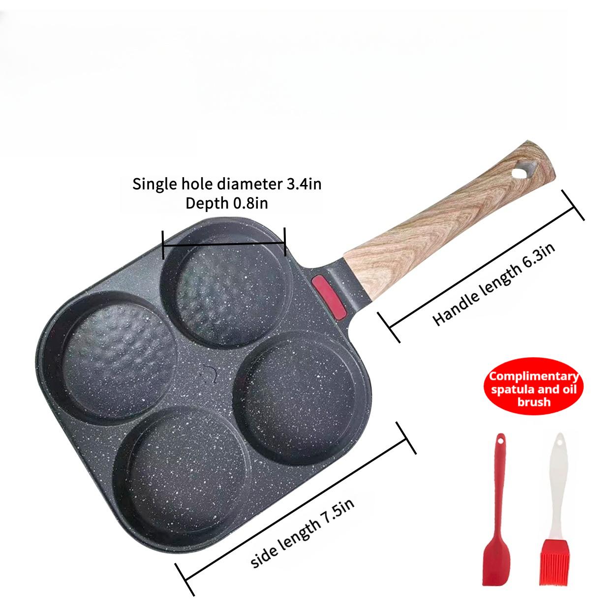 Non-Stick 4-in-1 Breakfast Pan for Frying Eggs, Hamburgers & Scrambled Eggs - Multi-Functional, Fast Heating, Durable, Easy Clean, Space-Saving, Eco-Friendly, with Silicone Strips & Tempered Glass Lid Non-Stick 4-in-1 Breakfast Pan for Frying Eggs, Hamburgers & Scrambled Eggs - Multi-Functional, Fast Heating, Durable, Easy Clean, Space-Saving, Eco-Friendly, with Silicone Strips & Tempered Glass Lid