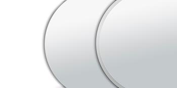 12 Pack Mirror Centerpieces for Tables, 12" Round Mirrors for Centerpieces Wedding Party Mirror Tiles Christmas Decorations, 2MM