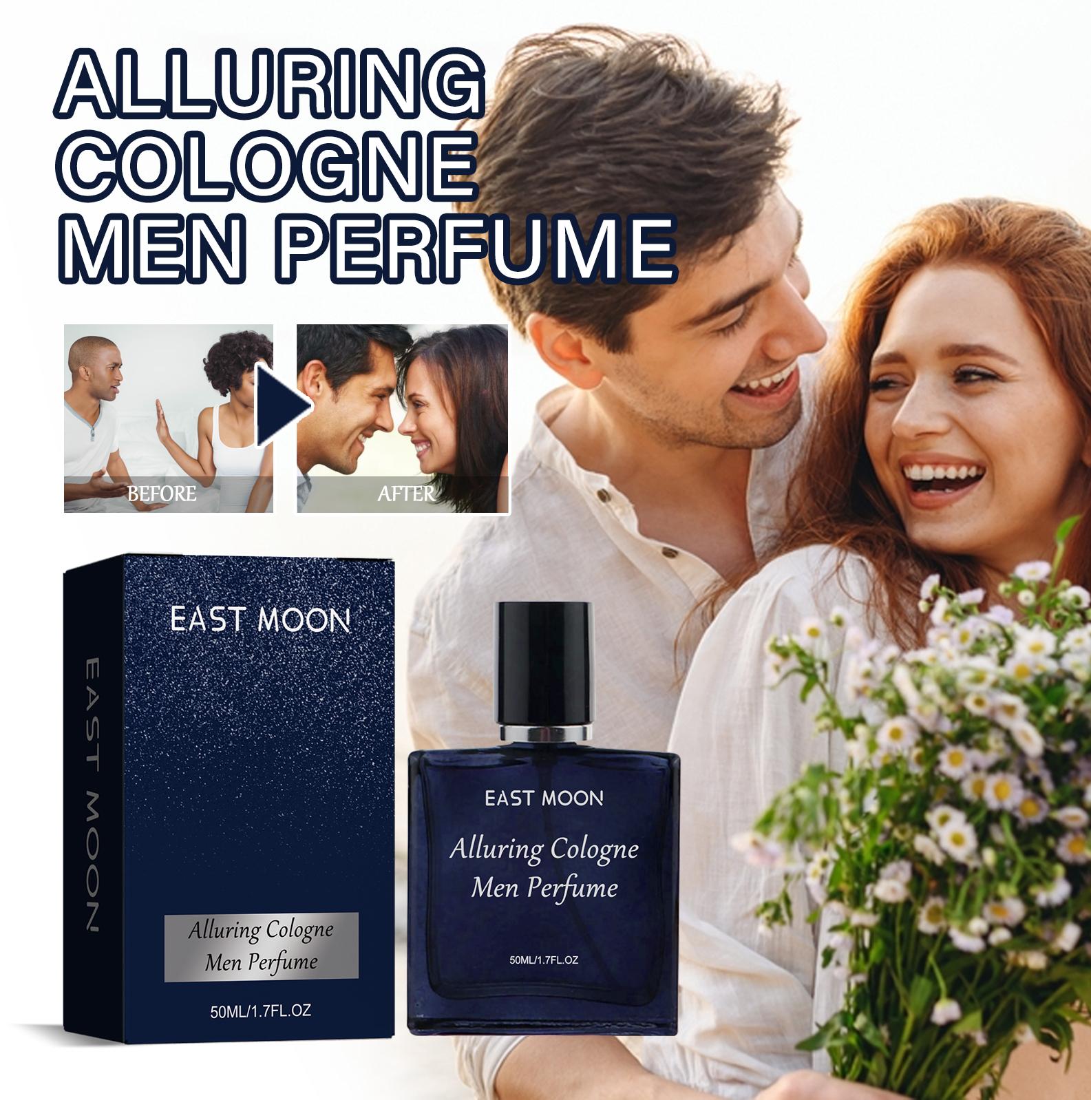 East Moon Men's Cologne - Fresh Natural Elegant Long-Lasting Fragrance for Gentlemen, Ideal for Dating Atmosphere