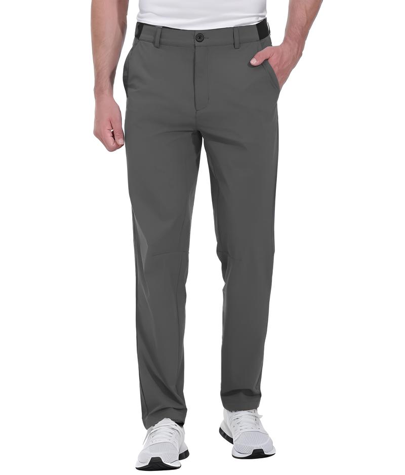 COOFANDY Men's Stretch Golf Pants Lightweight Fitted Casual Pants with Pockets