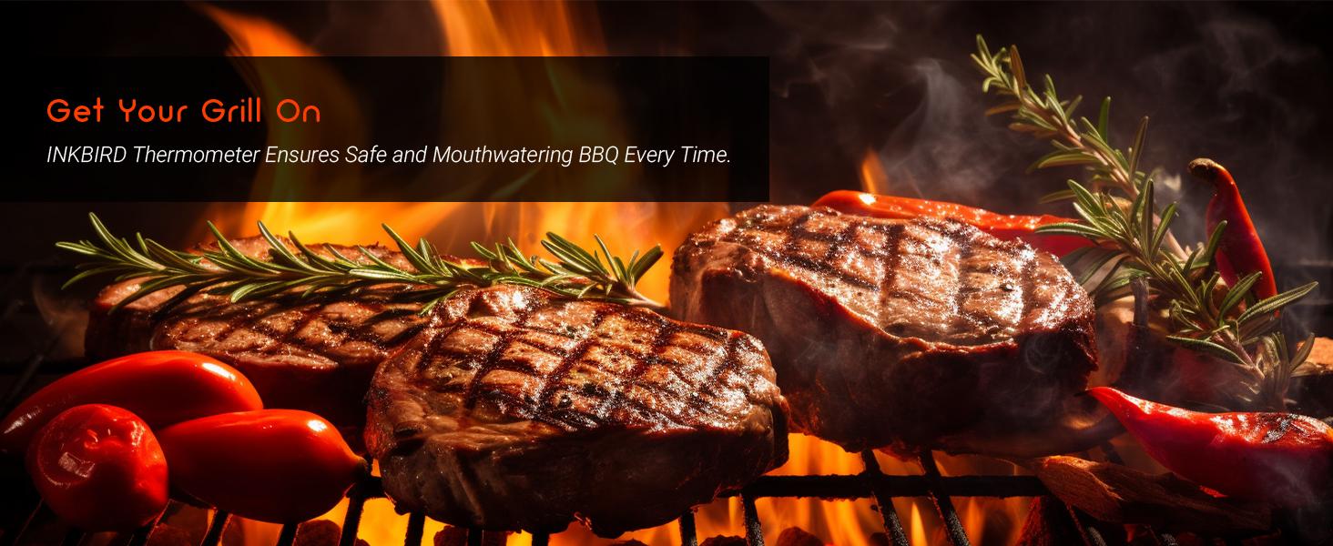 INKIRD meat thermometer, 1 WiFi barbecue thermometer, Bluetooth instant reading, temperature alarm, suitable for cooking, baking, kitchen utensils Kitchenware INKIRD meat thermometer, 1 WiFi barbecue thermometer, Bluetooth instant reading, temperature alarm, suitable for cooking, baking, kitchen utensils Kitchenware