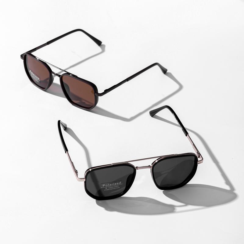 Back to School Sunglasses for Travel USE, Fashion Fall/Summer 2026 Geometric Frame Double Beam Sun Glasses Trends, Travel Accessories,summer Outfits, summer Freshness, Vacation Outfits summer Outfits 2026,Back To School Sunglasses
