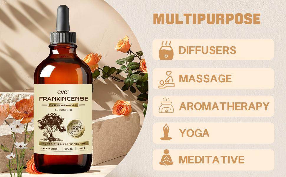 CVC Frankincense Essential Oil (1 fl oz) – Skin Soothing & Aromatherapy Support CVC Frankincense Essential Oil (1 fl oz) – Skin Soothing & Aromatherapy Support