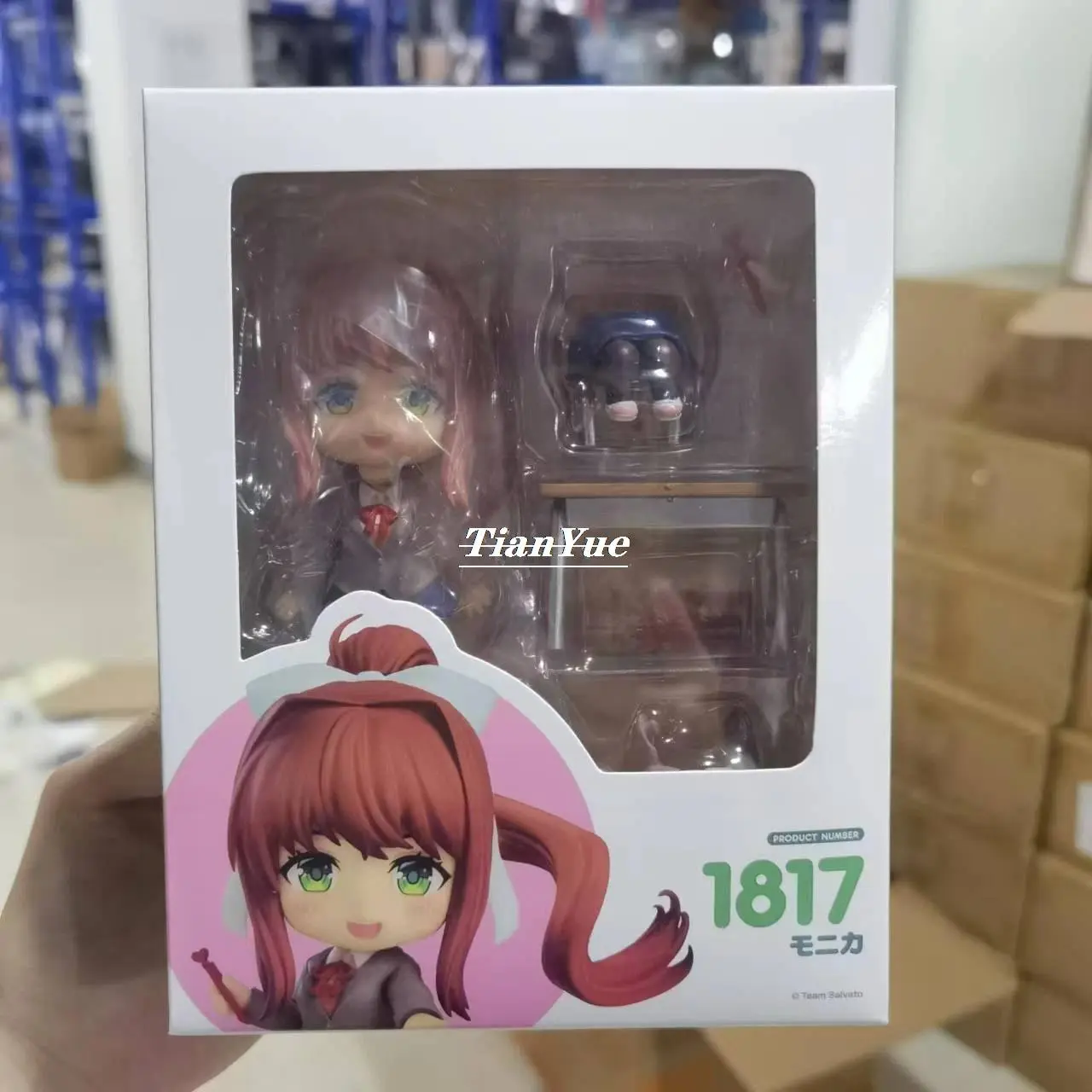 Anime  Literature Club cute girl Sayori 1817 Yuri 2283 Articulated Figure Model Toys Christmas Gift 10cm