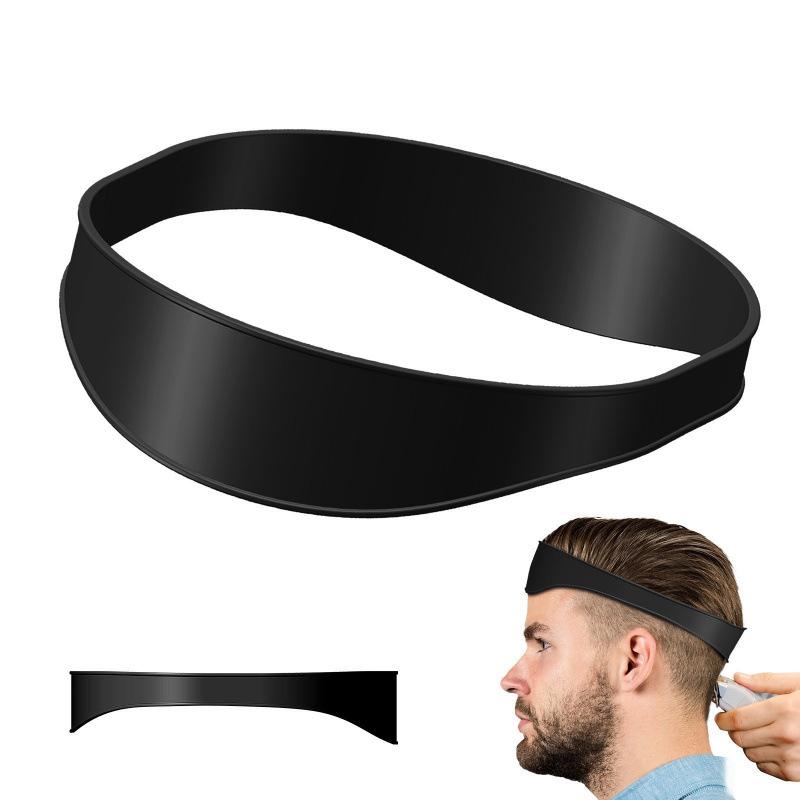 2-Pack Haircut Template Bands, Portable Barber Assistant Tool, Hair Trimming Adjustment Kit, Easy-To-Carry Hair Styling Aids