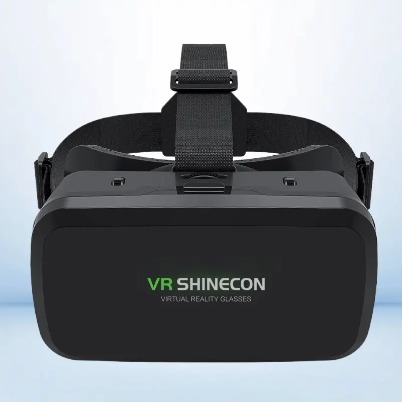 Mobile VR Glasses 3D Virtual Reality Head-Mounted Game Glasses with Controller, Gift Digital Eyewear