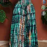 【Black Friday】Plus Size Loose-Fit Tie-Dye Vacation Pants, Bohemian-Style Trousers, Comfortable Casual Wear for Women, Perfect for Travel & Daily Use