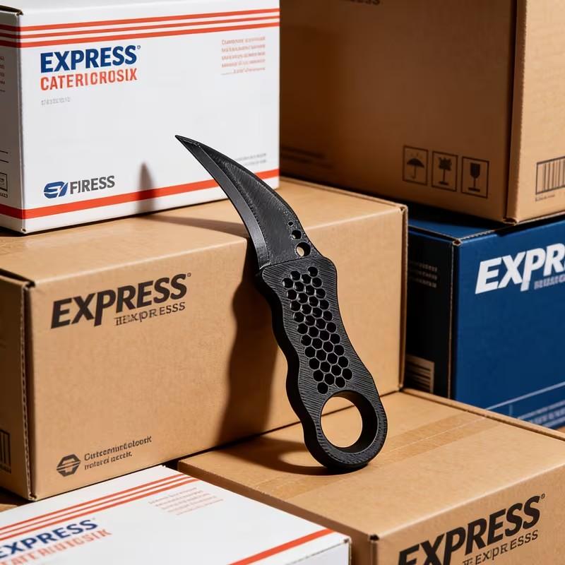 Safe 3D Printed Unboxer, Package Cutter, Claw Design, Blade-Free, Portable, Non-Slip Handle, Ideal for Daily Unboxing, Office, Home, Gaming Enthusiasts