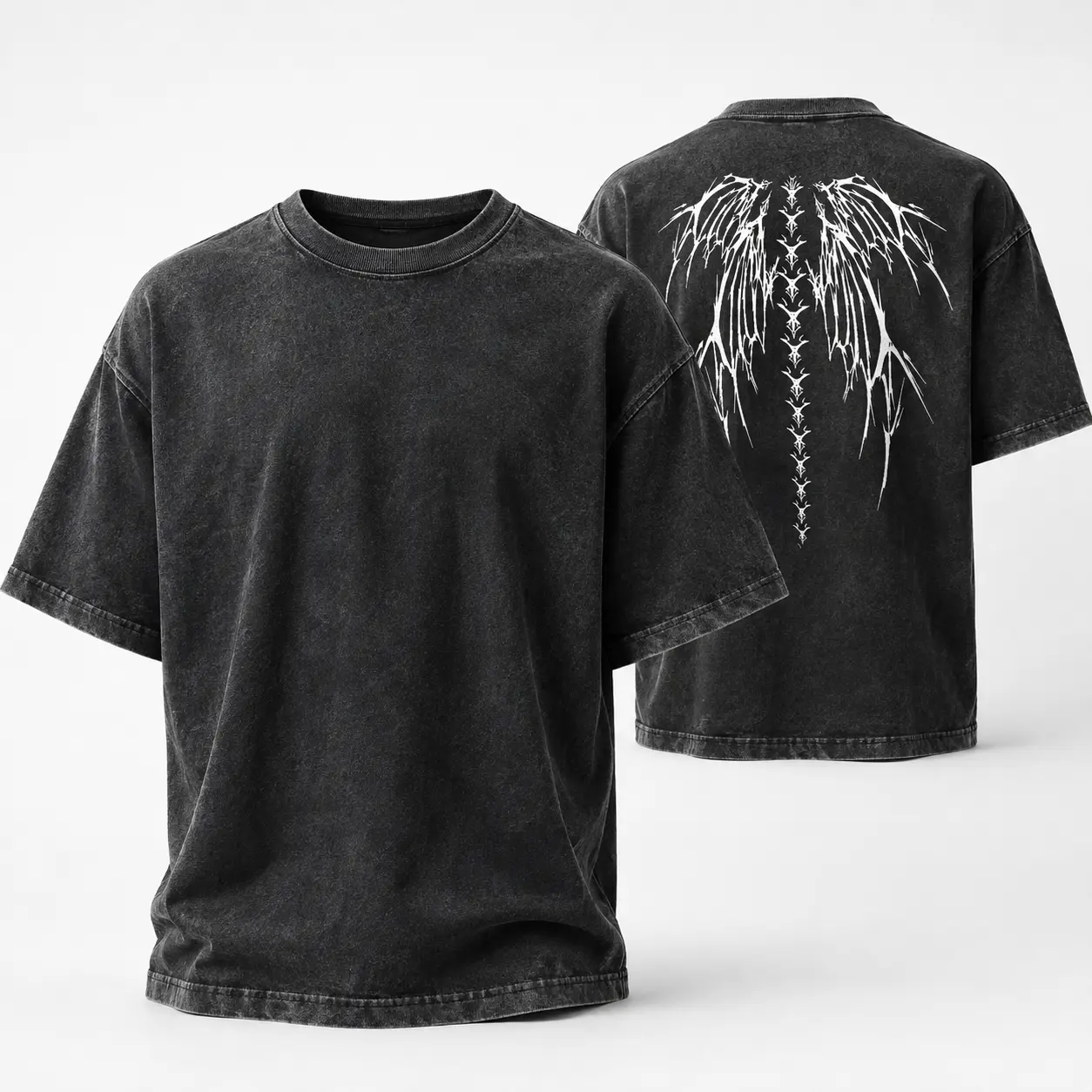Women's Skull Wing Print Round Neck Sports Tee, Casual Quick Drying Breathable Tight-Fitting T-Shirt, Fitness Shirts for Yoga, Running & Training, Ladies Sportswear for Summer