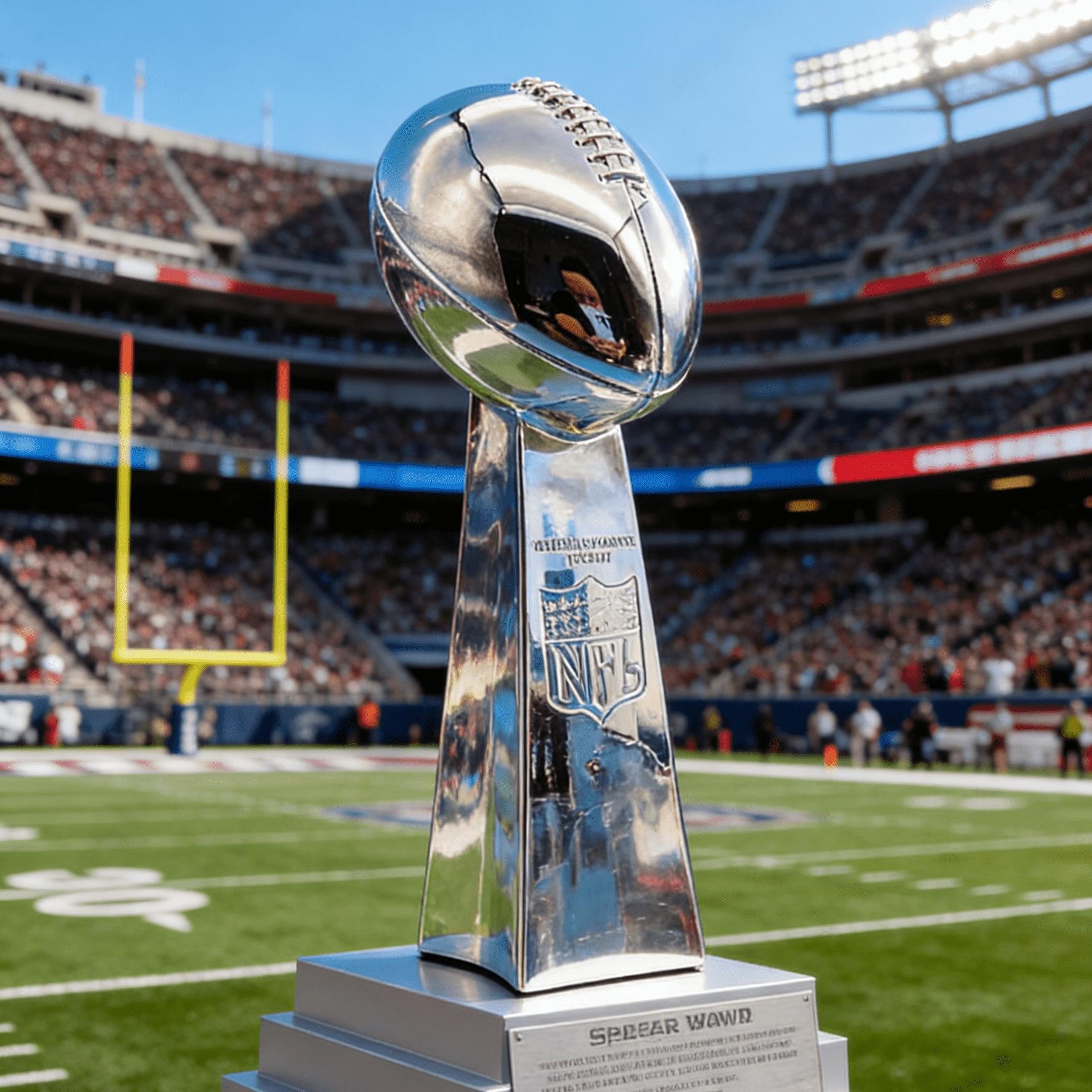 American Football Trophy Model Fan Memorial Collectible, Sports Award Ornament, No Precious Metal Plating, Perfect Gift for Fans