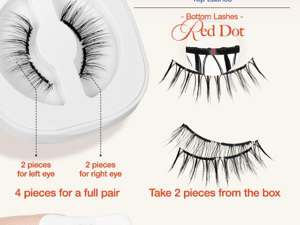 Lashview Soft Magnetic Lash Kit with Applicator No Glue or Eyeliner Needed, Lightweight Natural Makeup Eyelashes