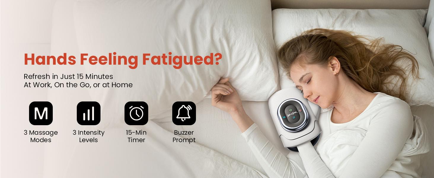 【Bob and Brad H50 Cordless Hand Massager】 with Heat Compression Portable for Arthritis and Carpal Tunnel, Pain Relief,Idea Gift 【Bob and Brad H50 Cordless Hand Massager】 with Heat Compression Portable for Arthritis and Carpal Tunnel, Pain Relief,Idea Gift