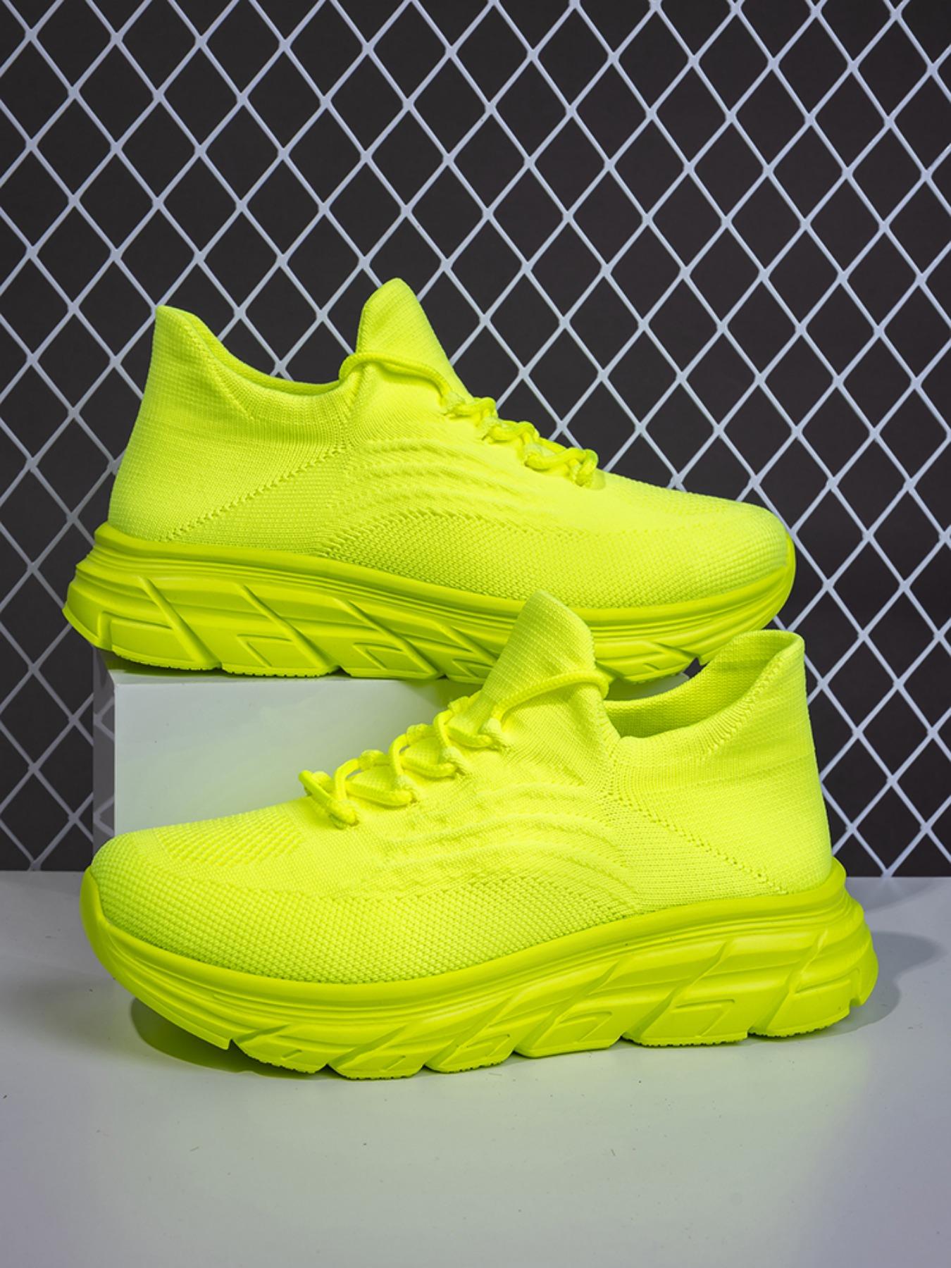 Women's Solid Color Mesh Breathable Lightweight Fashionable Running Shoes, Casual Comfortable Sports Shoes, All-match Round Toe Shoes for Daily Wear