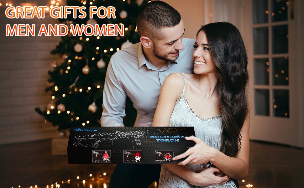 Kitchen Torch, Propane Torch Blow Torch, Food Culinary Torch for Outdoor Cooking, Campfire Starter Grill Torch, BBQ Torch for Steak & Creme Brule Christmas Gift Ideas