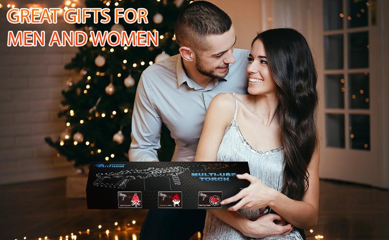 Kitchen Torch, Propane Torch Blow Torch, Food Culinary Torch for Outdoor Cooking, Campfire Starter Grill Torch, BBQ Torch for Steak & Creme Brule Christmas Gift Ideas