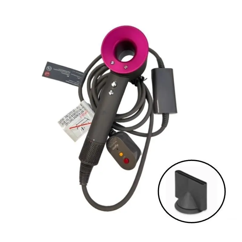 Dyson Supersonic Refurbished Hair Dryer HD07 Openowned Iron/Fuchsia w/ Nozzle