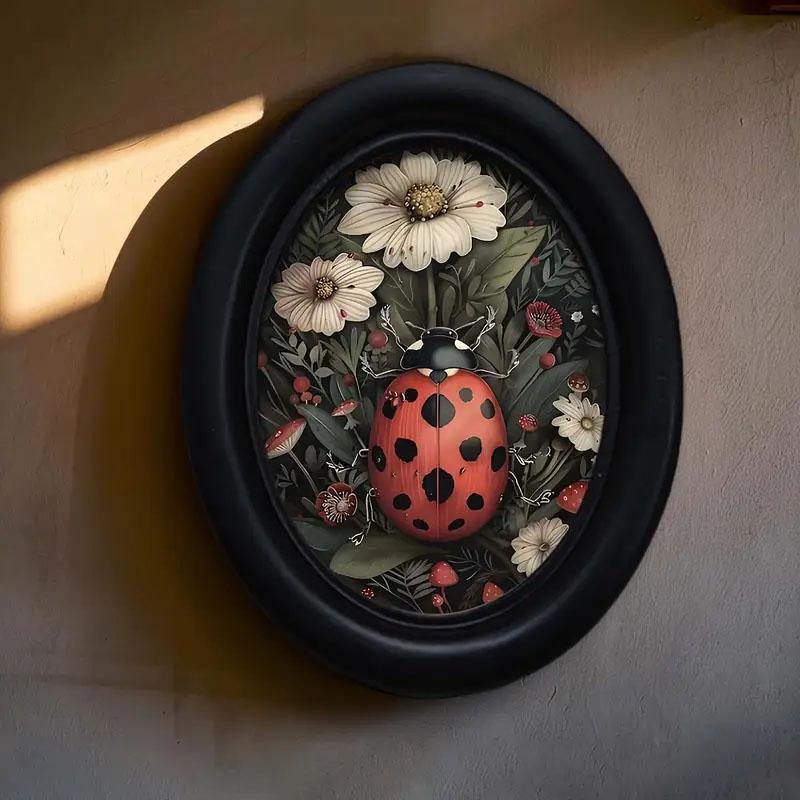 Vintage Art Style Insect Wall Decor, Decorative Artwork, Perfect for Halloween Christmas Thanksgiving Home Office Decoration, Unique Room Accent Piece