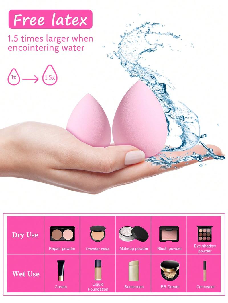 30PCS  Makeup Brush Sets Premium Synthetic Hair Eyeshadow Blending Brush Sets Cosmetics Tools+24PCS Makeup Tools Set