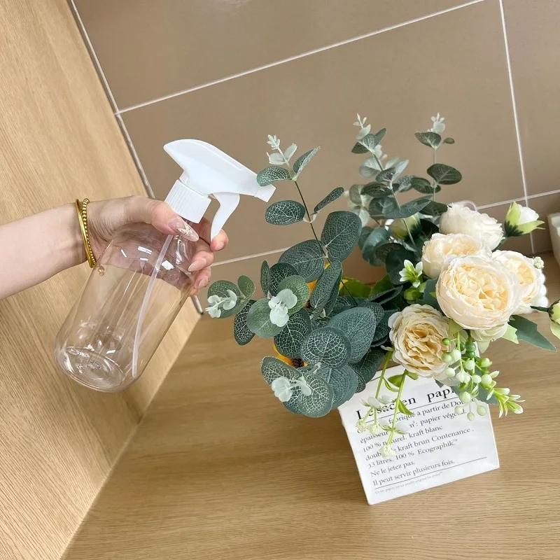 500ML Plastic Spray Bottle Large Capacity High Pressure Moisturizer Empty Container Plastic Travel Bottle for Water Can Hair Stylist Hairdressing