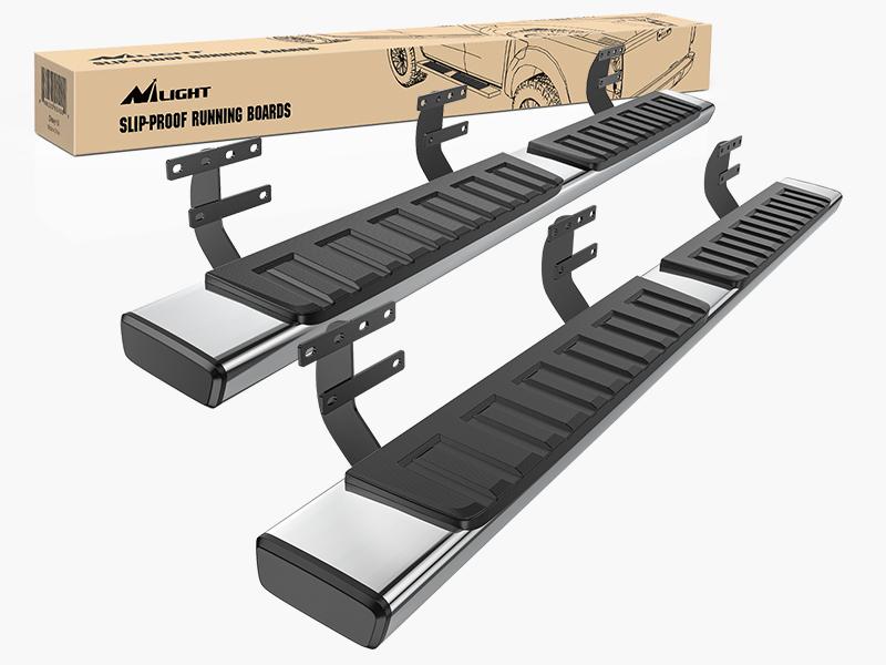 Nilight Running Boards for 2019-2024 Dodge Ram 1500 Quad Extended Cab New Body Style (Exclude 2019-2024 Classic) 6 Inch Slip-Proof Stainless Steel Bolt-on Side Step Nerf Bars, Truck Automotive Car Accessories Parts Vehicle dealsforyoudays Crash Guard