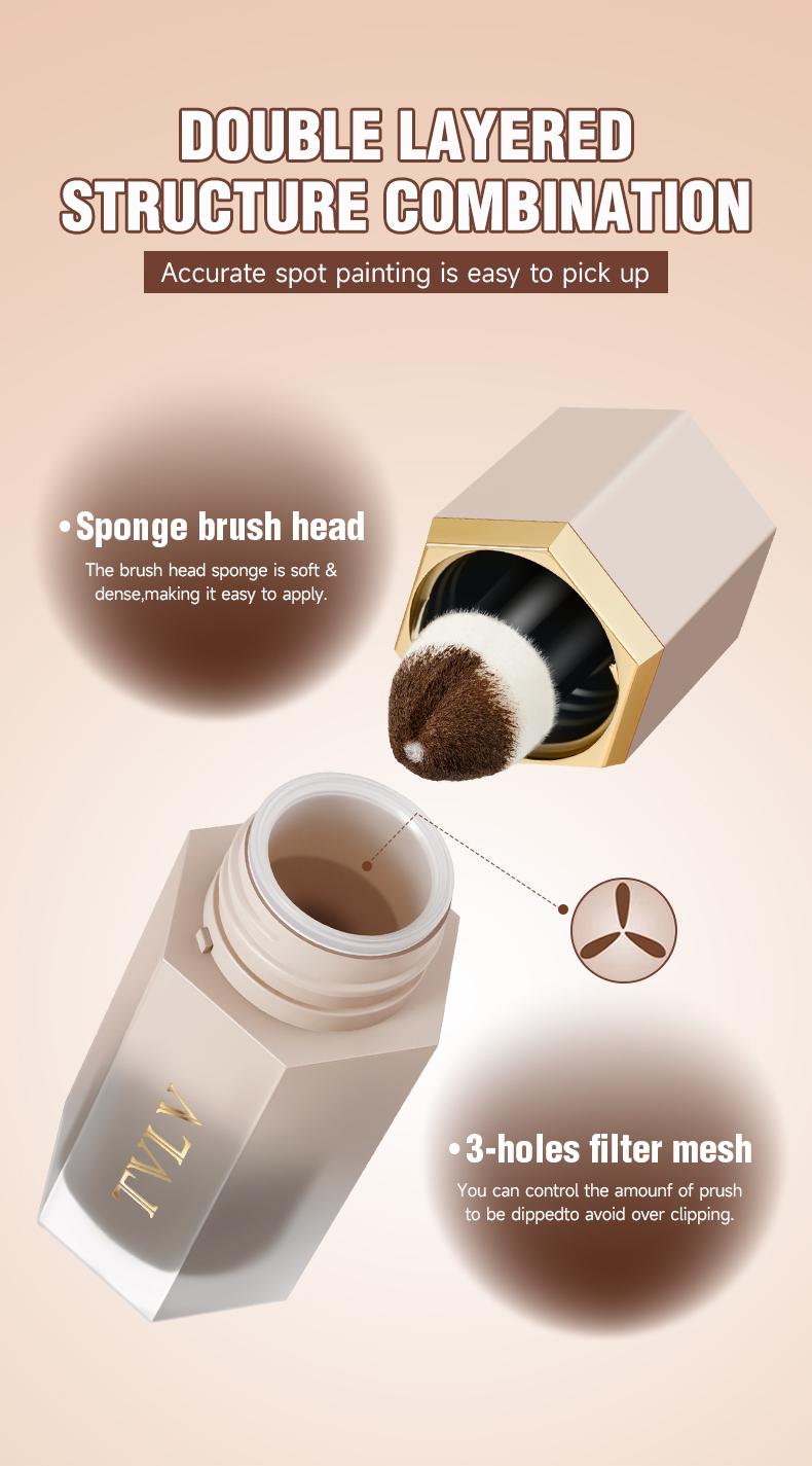 4-Color Face Contouring Liquid, Natural Highlighter, Bronzer, Waterproof Matte Finish, Multi-Functional Bronzing Makeup Stick, Long-Lasting Skin Brightener, Highlighting Stick, Contour Cheek