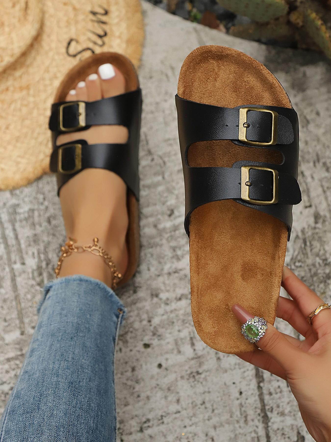 Natural Cork Shoe Insoles, Arch Support, Adjustable Velcro, Comfortable for Long Walks, Fits Different Foot Widths, Non-Irritating