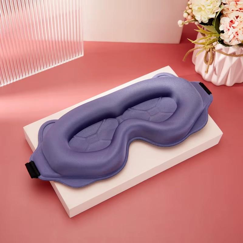 3D stereoscopic sleep eye mask, designed to extend eyelashes, with adjustable shoulder straps for molded masks at night, and a 100% light blocking eye mask, suitable for travel, yoga, and napping