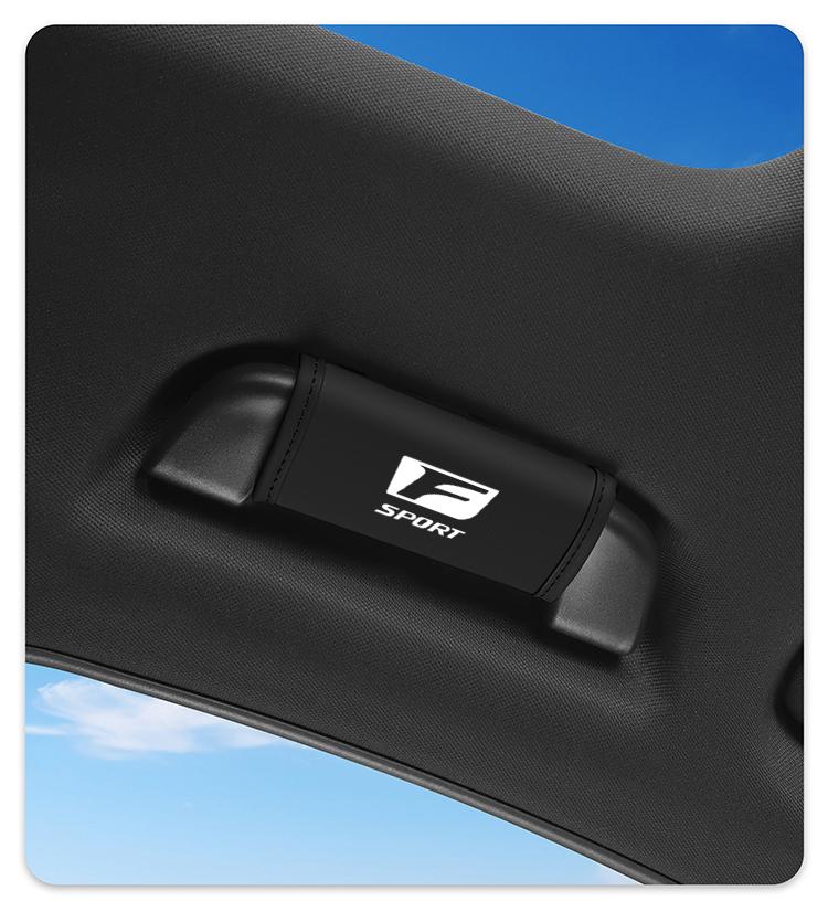 Car Roof Handle Protective Cover Pull Gloves Interior Accessories For Lexus F-SPORT ES RX NX LS UX LM LX GX LC RZ IS CT GS RC HS SC TX LBX IS300 RX350 LS500 LX600 NX260 CT200
