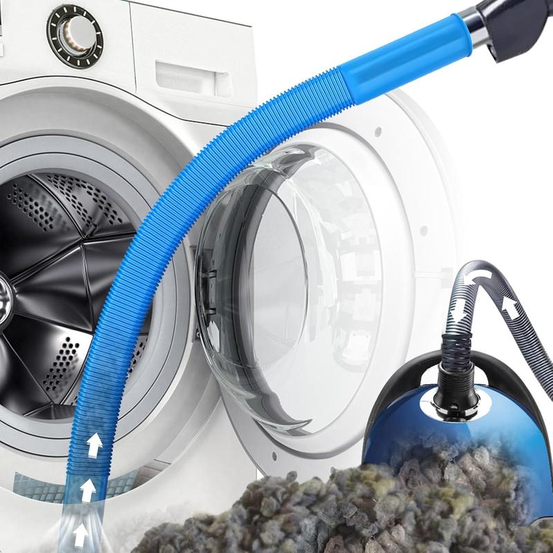 Dryer Vent Cleaner Kit,Attachment Compatible with All Vacuum Cleaner,Dryer Cleaning Tool,Deep Clean Lint Remover Tool,Home Safety Must Have