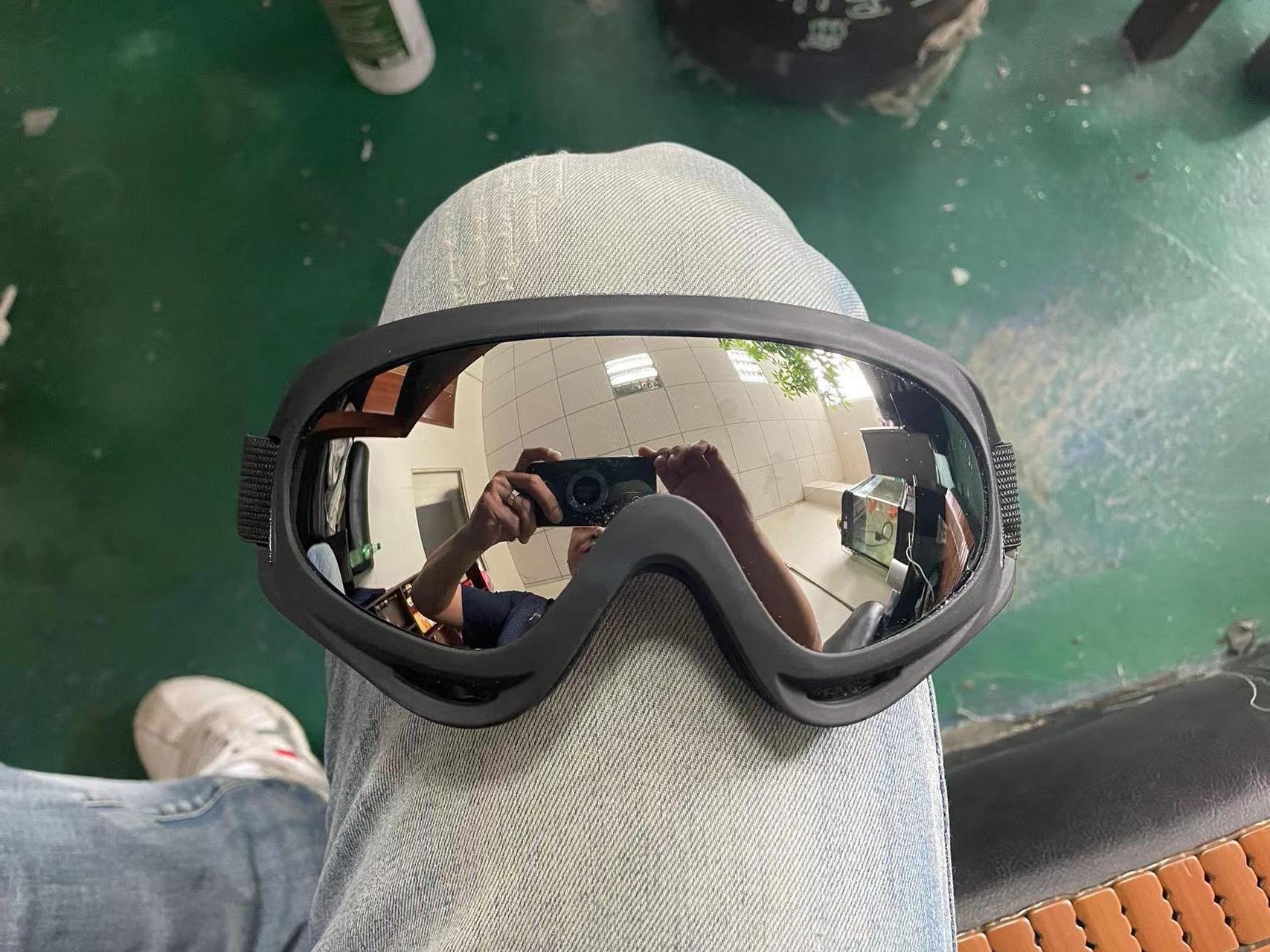 Outdoor cycling goggles, outdoor riding goggles, motorcycle goggles, sports Harley tactical windproof mask, outdoor sports sunshade and wind-sand protection goggles