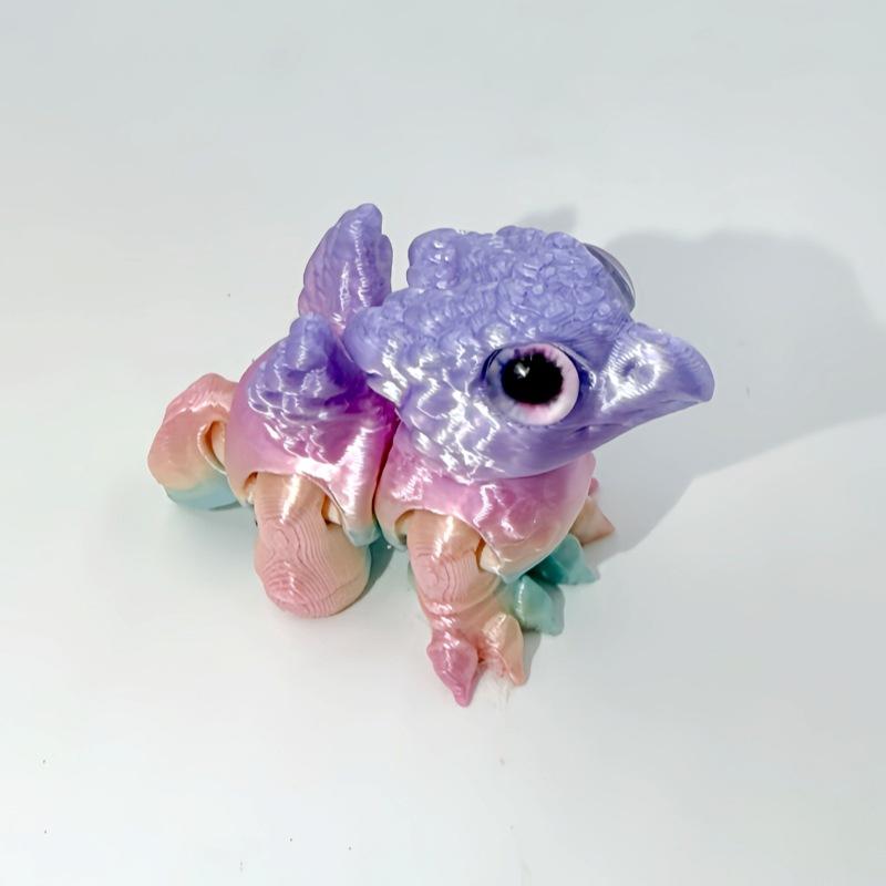3D Printed Toy Griffin Wings Small Animal Jointed Simulation Fun Ornament Creative Handmade Model, Unique Collectible Decorative Piece