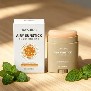 Jaysuing Moisturizing Protection Stick (23g), Outdoor Beach Hydration, Natural Semi-Matte, Non-Greasy, Lightweight, Compact, Convenient, Sunscreen