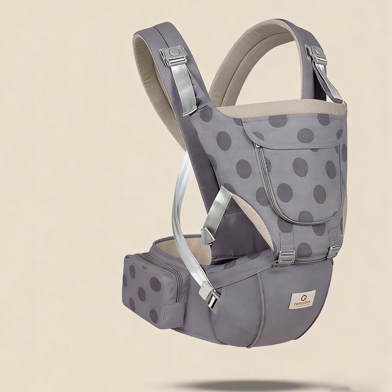 Baby Carrier Comfortable Newborn Backpack Ergonomic Infant Wrap Carrier Head Support 4-In-1 Convertible Baby Back Carrier Gift