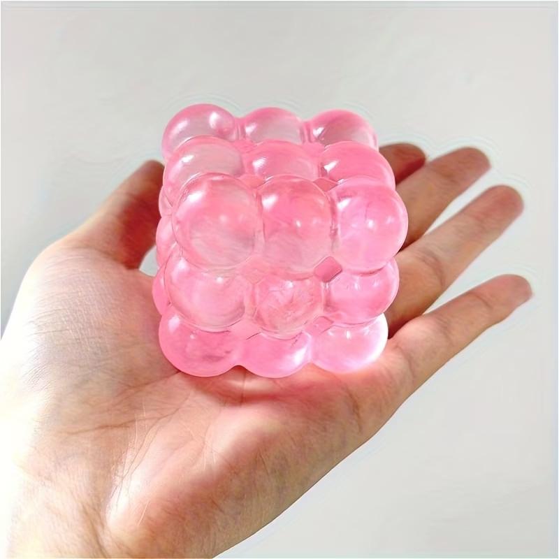 Super Soft Ice Transparent Grape Shape Squeeze Toy, Stress Relief Fidget Toy, Small Muscle Skill Building, Slow Rise Simulation Fruit, Stress Relief Gadgets