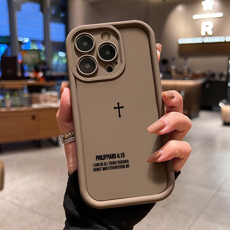 Phone case for iPhone 17 Pro Max 15 Plus 16E 14 13 12 11 XS XR Air Faithful  Tech Advanced fashion gift Full Body Protection Shockproof Soft Silicone  Cover - TikTok Shop