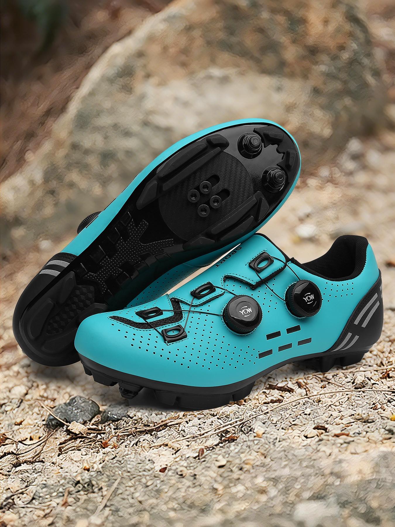 Universal Mountain Bike Shoes, Shock Absorbing Anti-Slip Lock Shoes, Men's and Women's Outdoor Training and Short Ride Shoes