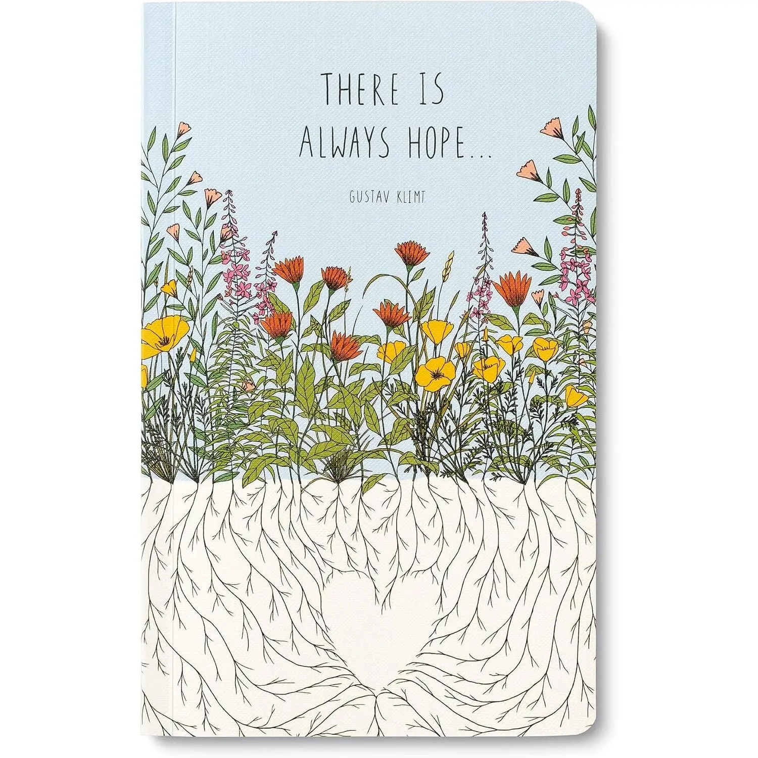 Softcover Journal - There Is Always Hope - Write Now Journal with 128 Lined Pages, 5"W x 8"H