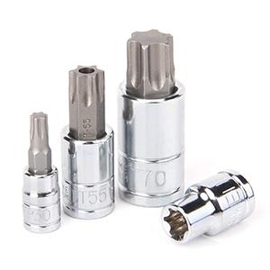 CASOMAN Master Torx Bit Socket and External Torx Socket Set, 60-Piece Set, S2 and Cr-V Steel，E4-E24, T6-T70,TT6-TT70,TP8-TP60 Hex Combination Wrench#TikTokShopBlackFriday