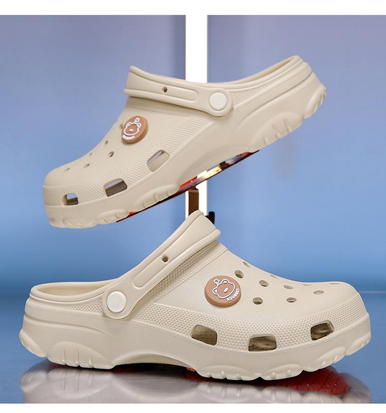 Light Oxygen Flow Cloud Holes Shoes, Classic Style, All Seasons, Eva Material, Less Than Ankle Height, Solid Pattern, Comfortable Footwear