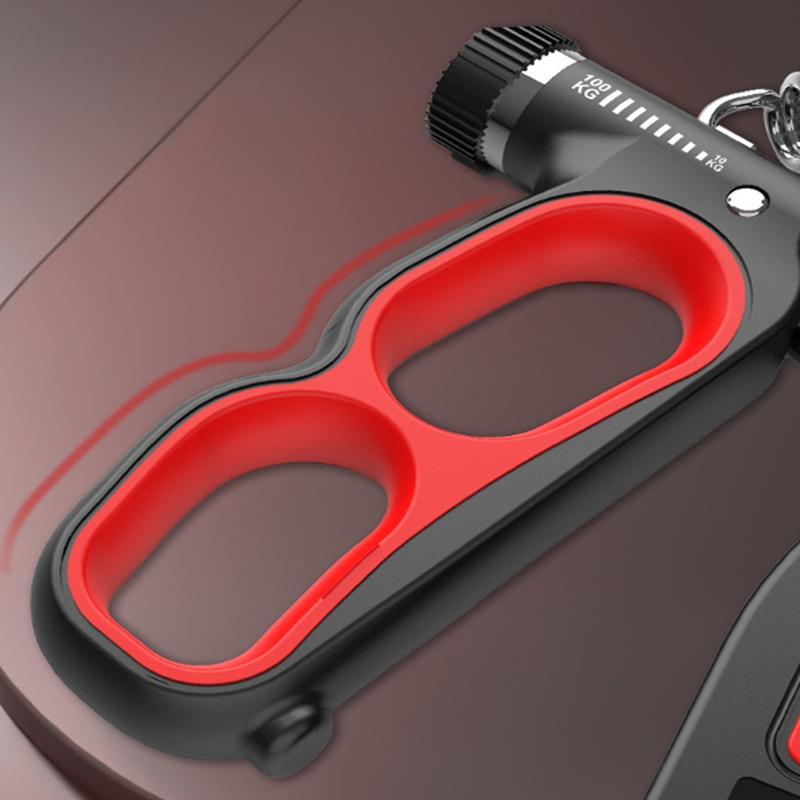Adjustable Hand Grip Strengthener, Finger Gripper for Muscle Training & Recovery, Portable Emergency Window Breaker Included, Hand Grip Exerciser