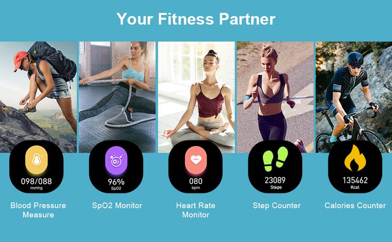 [Valentine's Day] Tukio 2026 New Smart Watch with AI ChatGPT AI Assistant, 1.91" HD Display, 112+ Fitness Activity Tracker, Heart Rate Monitor, Sleep Monitor, Step Counter, Bluetooth Calling, IP68 Waterproof, for Android & iOS - Monitoring